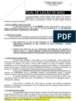 Catalogo Oficial de Leilao Particular Maio 2012