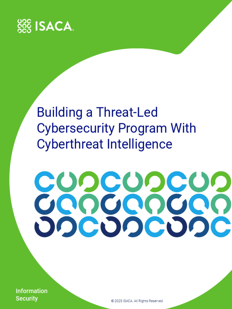 Building A Threat Led Cybersecurity Program With Cyberthreat ...