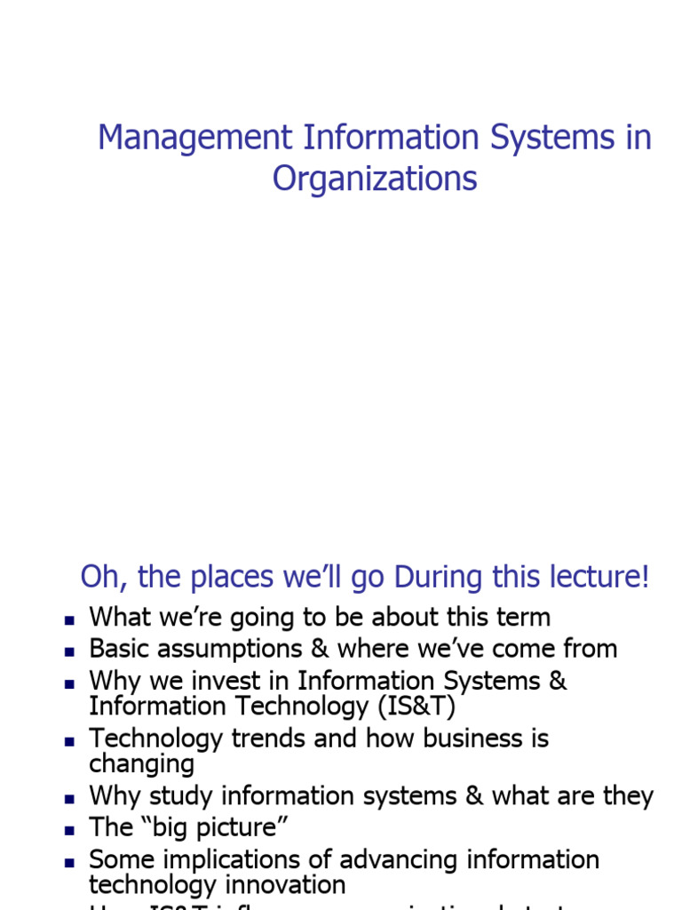 Understanding Information Systems Evolution | PDF | System | Computer ...