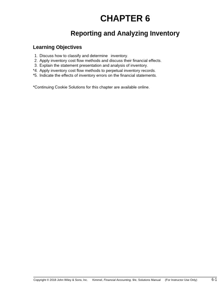 Inventory Reporting and Analysis Guide | PDF | Cost Of Goods Sold ...