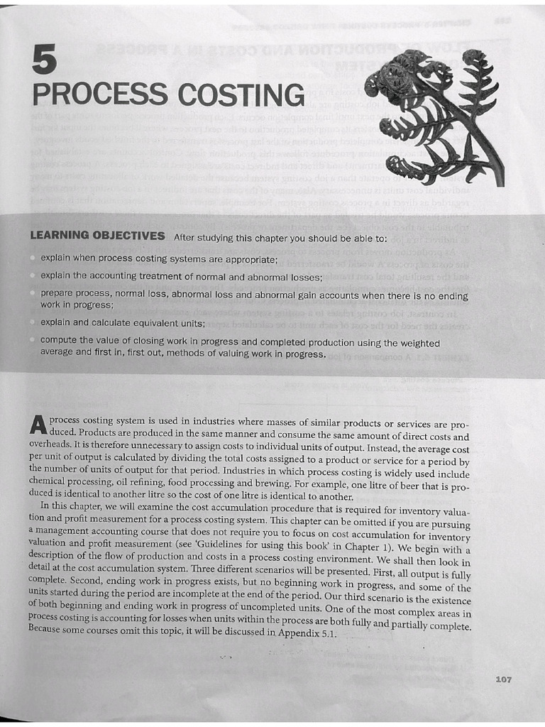 Process Costing 1 | PDF