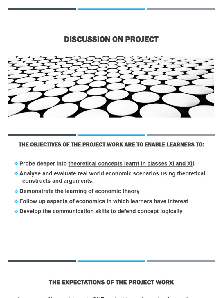 Discussion On Project | PDF | Concept | Economics