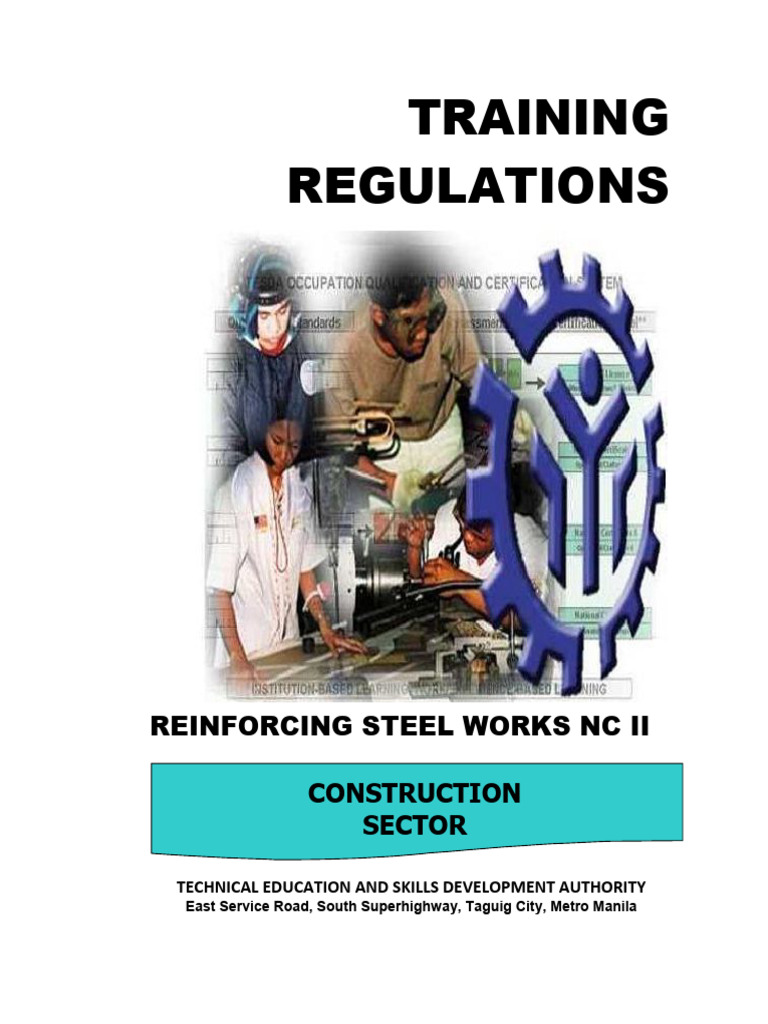 Reinforcing Steel Works NC II Training Guide | PDF | Occupational ...