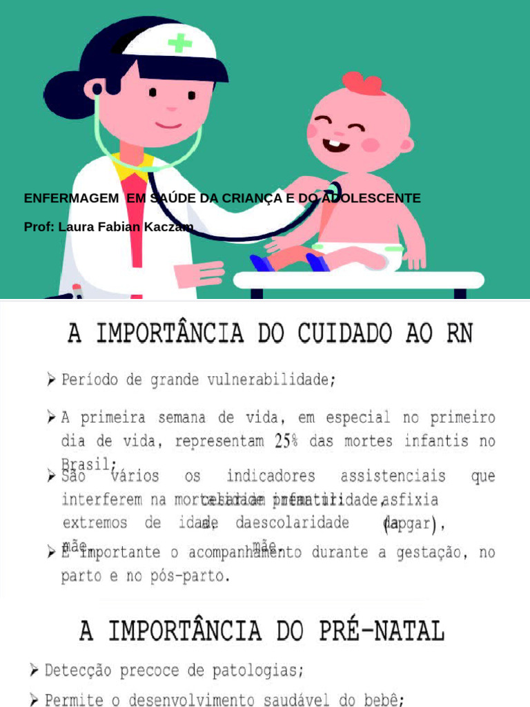 Enfermagem Em Saúde Da Criança e Do Adolescente | PDF