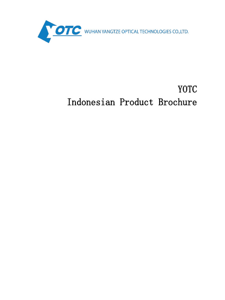 YOTC Indonesian Product Brochure | PDF | I Pv6 | Network Architecture
