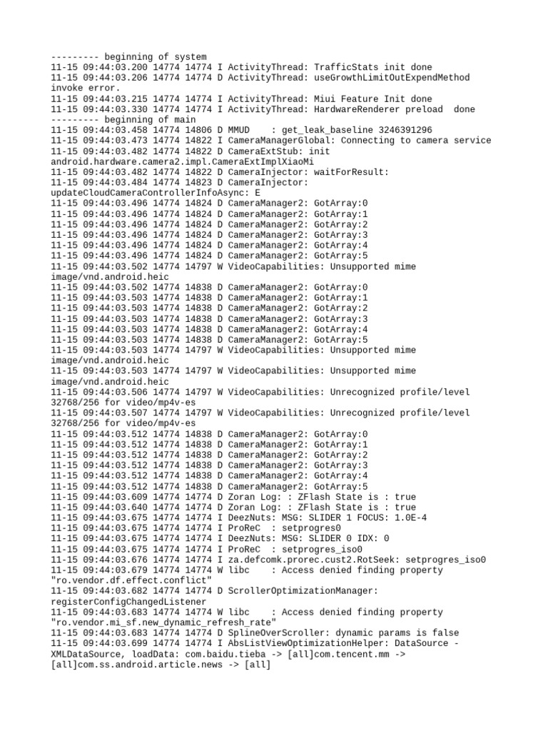 Log Cat 1763171043408 | PDF | Computing | Computer Programming