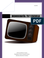 Monográfico TV y ESCUELA