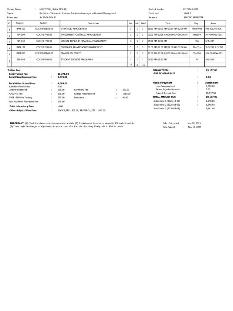 Registration Slip | PDF | Services (Economics) | Business