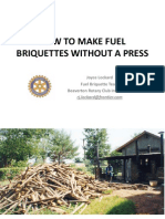 How To Make Fuel Briquettes Without A Press