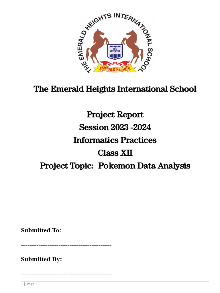 Pokemon Data Analysis Project Report | PDF | Comma Separated Values ...