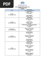 N-Level Exam Timetable 2025 | PDF | Vocational Education | Educational ...