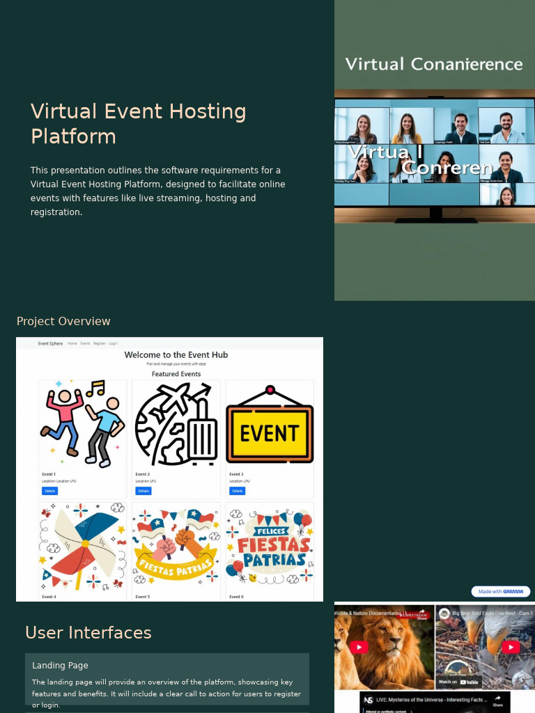 Virtual Event Hosting Platform Guide | PDF | Information Science ...