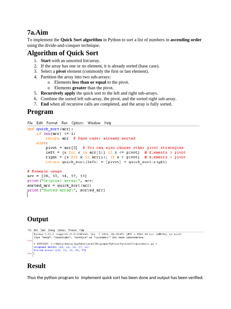 Python Sorting and Searching Algorithms | PDF | Applied Mathematics ...