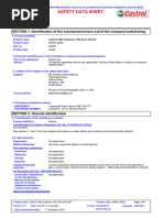 Castrol Multipurpose Grease SDS | PDF | Dangerous Goods | Toxicity