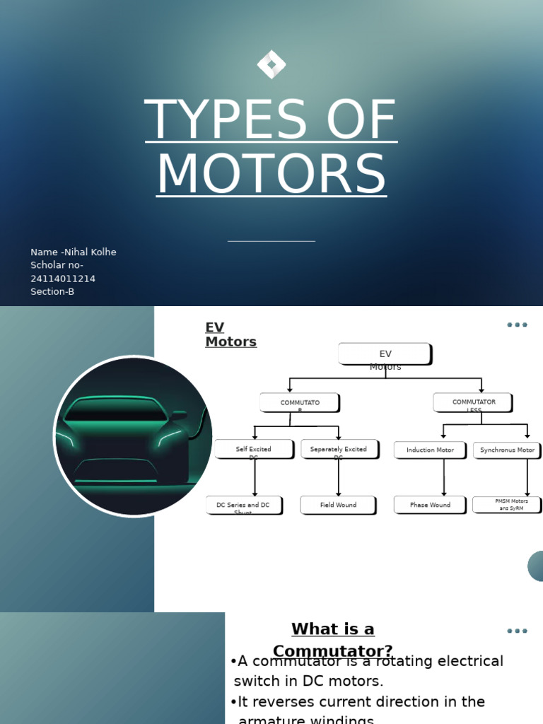 Types of Electric Vehicle Motors | PDF | Electric Motor | Power (Physics)
