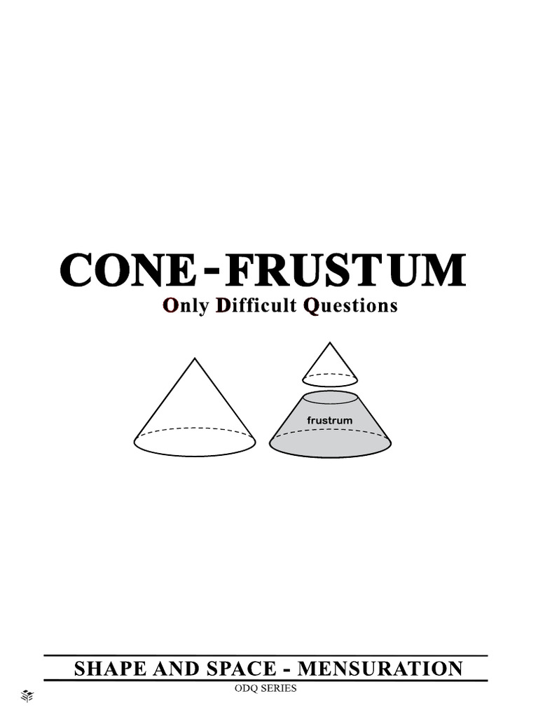 Frustum of Cone - ODQ24 | PDF