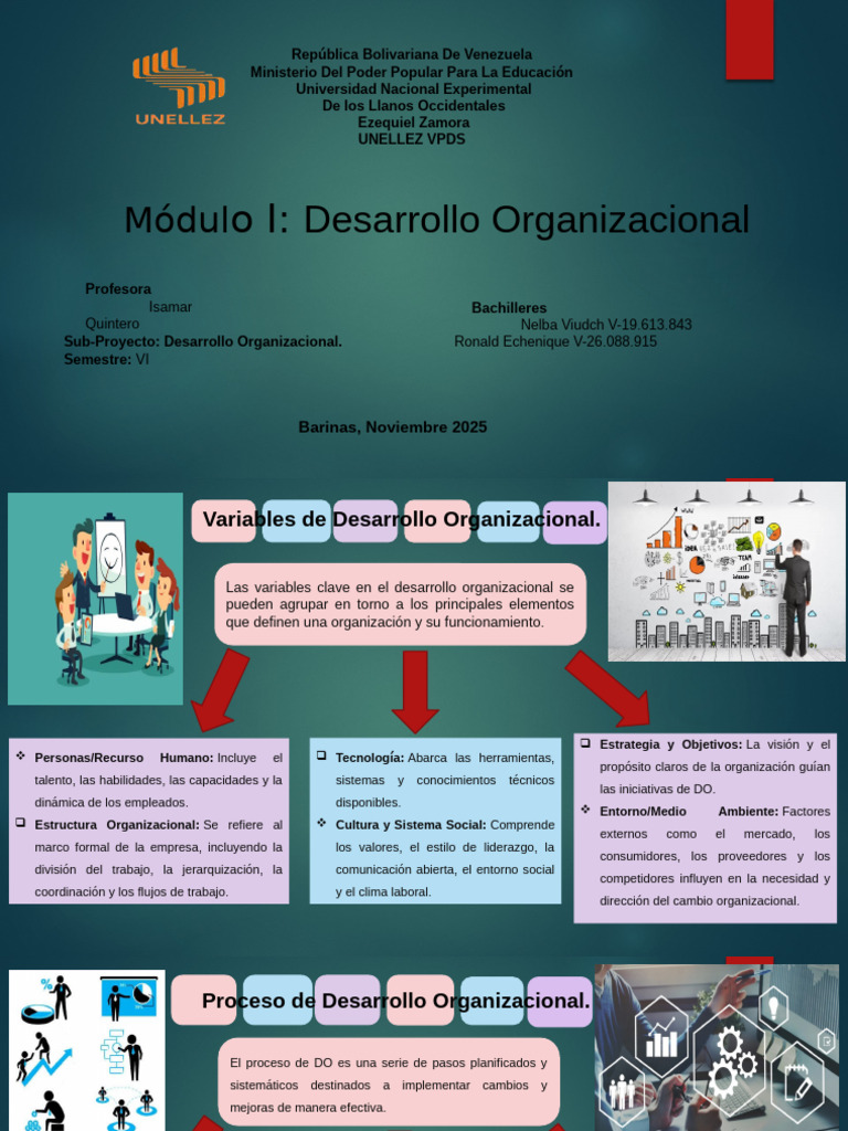 Variables y Proceso de Desarrollo Organizacional | PDF | Economias ...