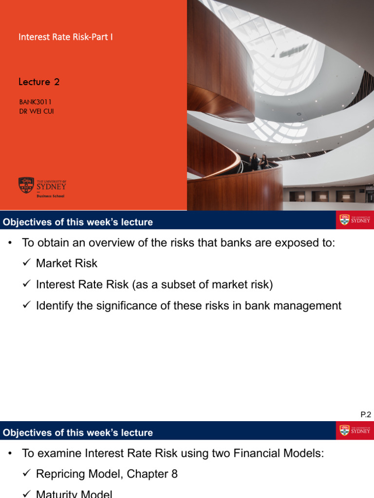 Understanding Interest Rate Risk in Banking | PDF | Interest | Interest ...