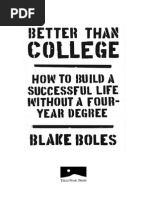 Download Better Than College - Excerpt by Blake Boles SN95084362 doc pdf