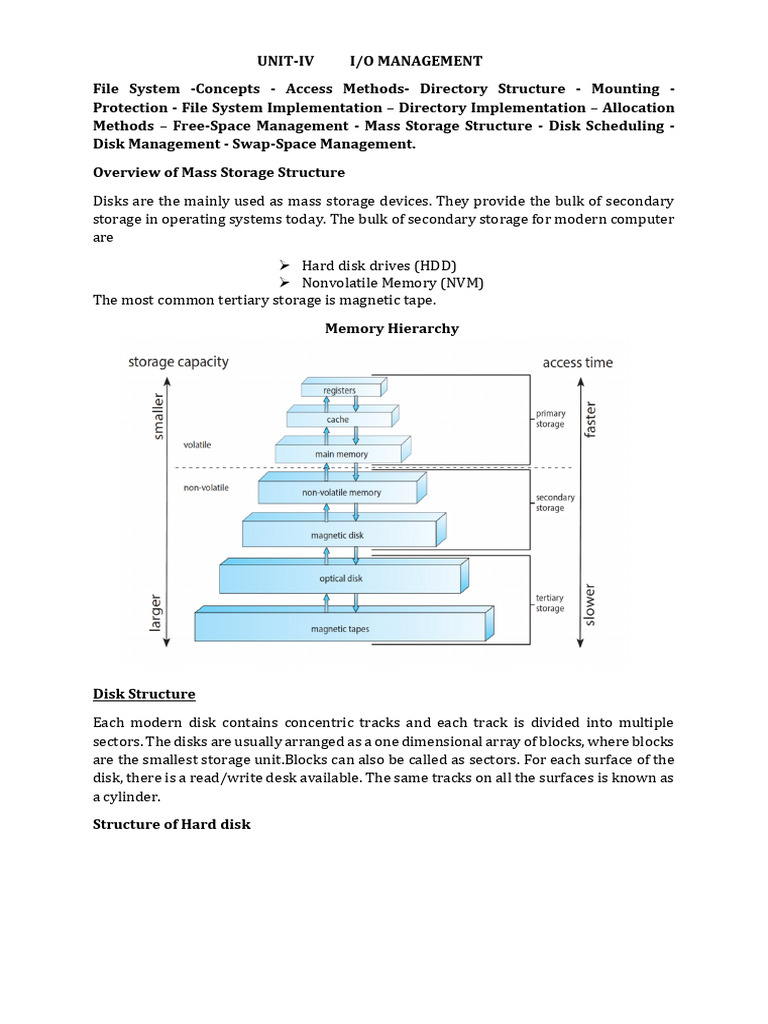 I/O Management and Disk Scheduling Techniques | PDF | Computer File ...