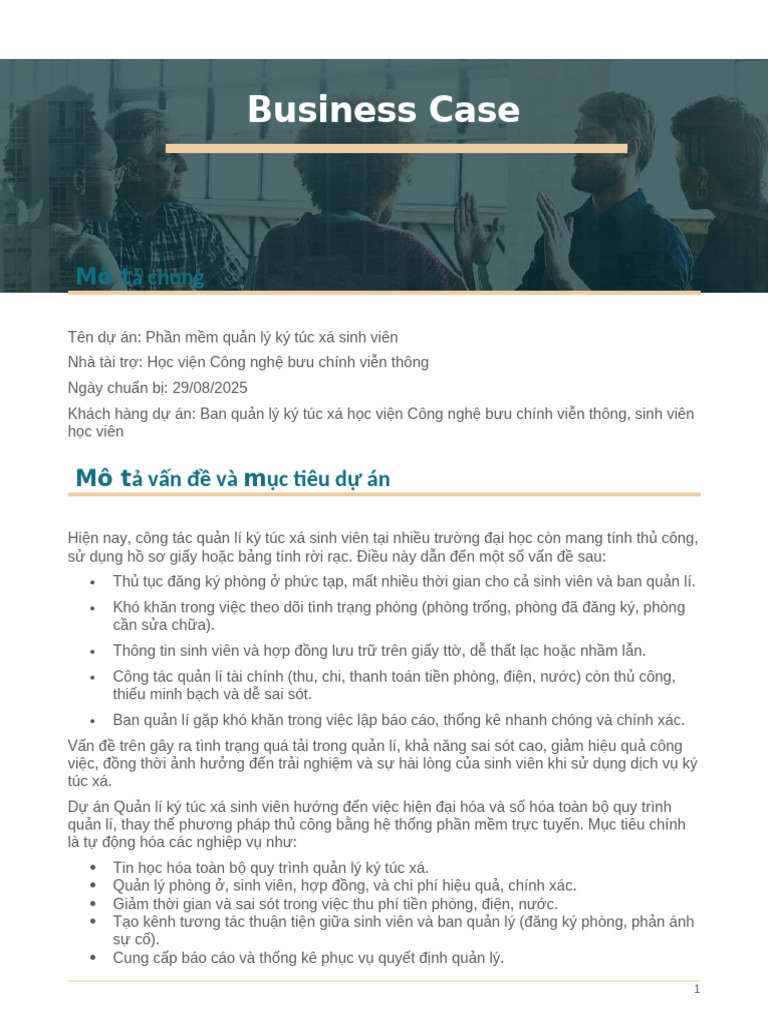 Business Case | PDF
