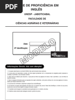 Modelo Unesp Ingles