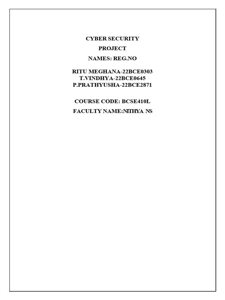 Review 3 Cyber | PDF | Computer Network | Computer Security