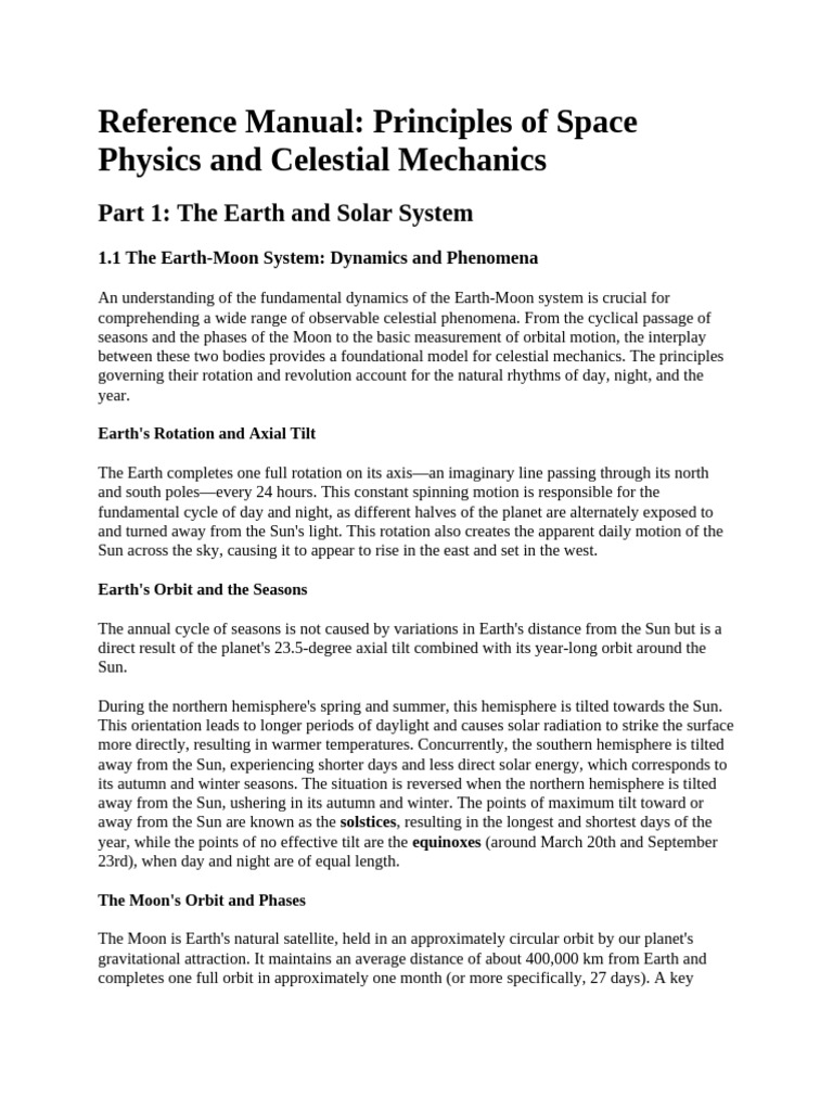 Reference Manual | PDF | Stars | Solar System
