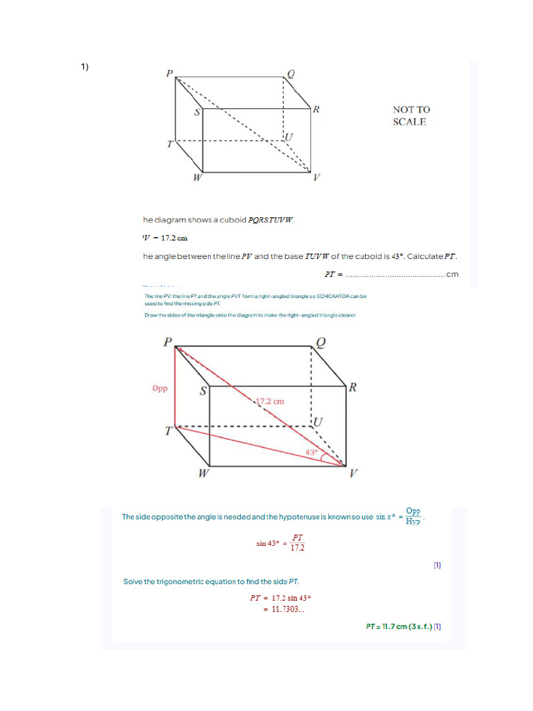 3D Trigonometry | PDF