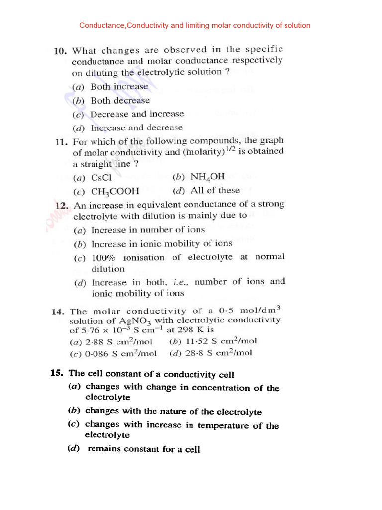 EC WS - 3 MCQs | PDF