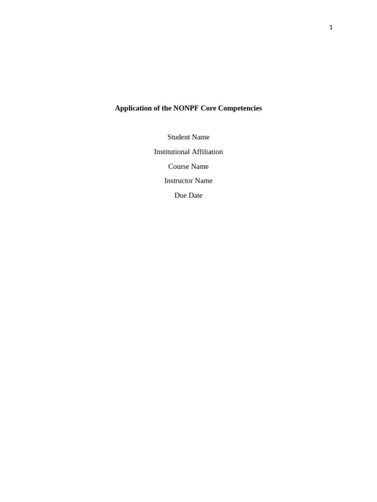 NONPF Core Competencies in NP Education | PDF | Evidence Based Medicine ...