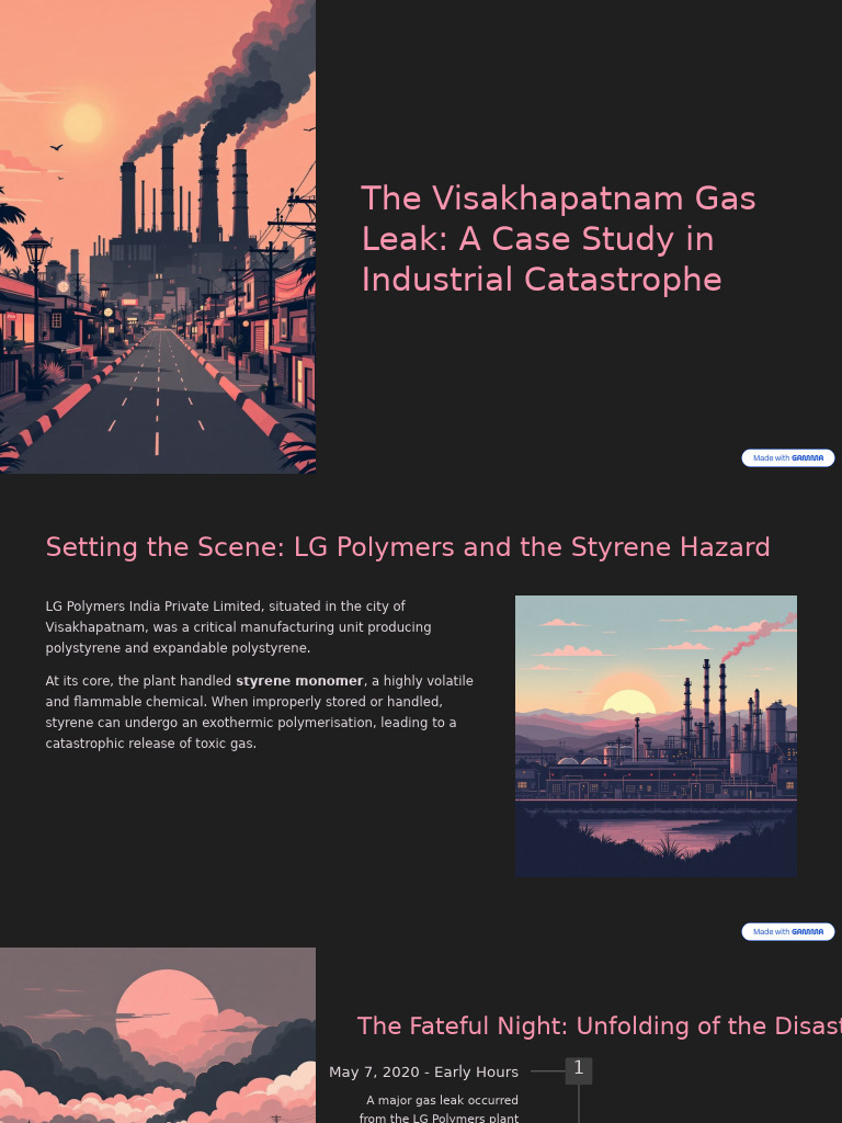 Visakhapatnam Gas Leak Case Study | PDF | Safety | Occupational Safety ...