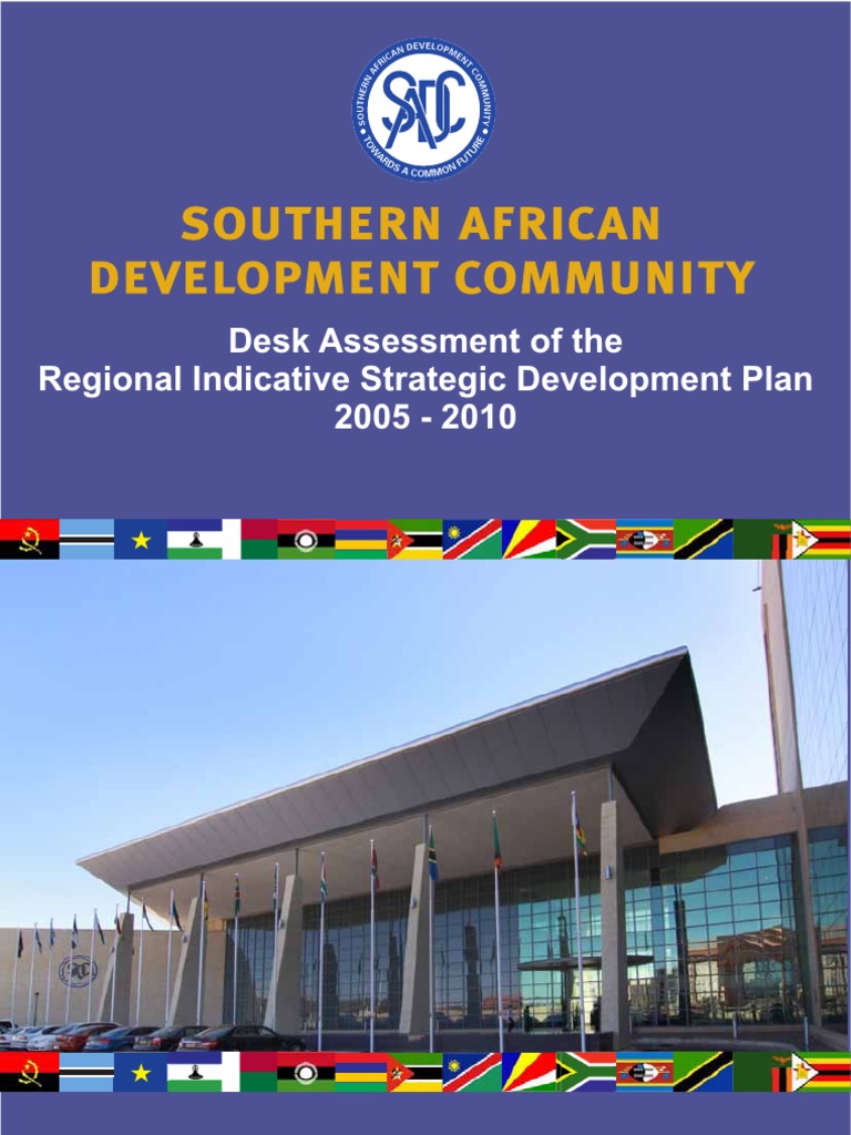 SADC Regional Development Plan Assessment | PDF | Competitiveness ...