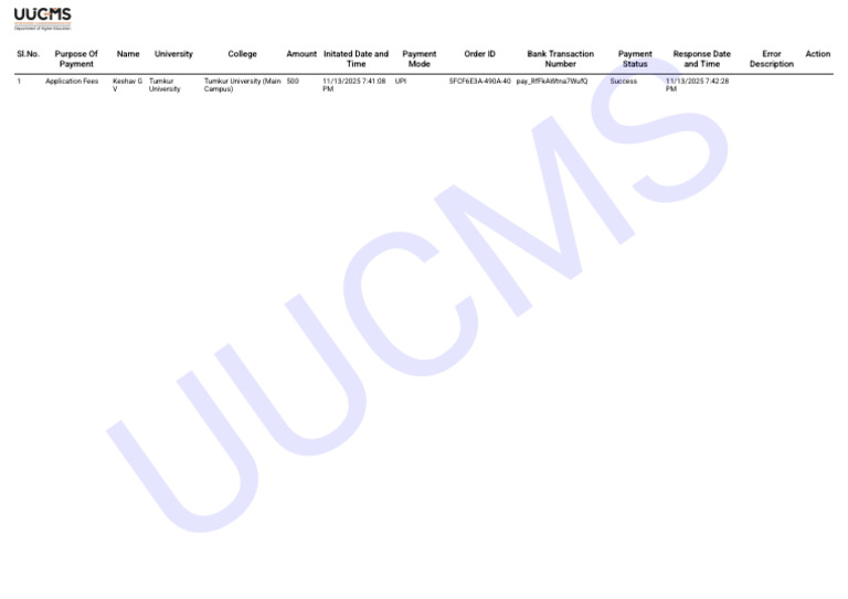 Payment Transaction Summary Report | PDF