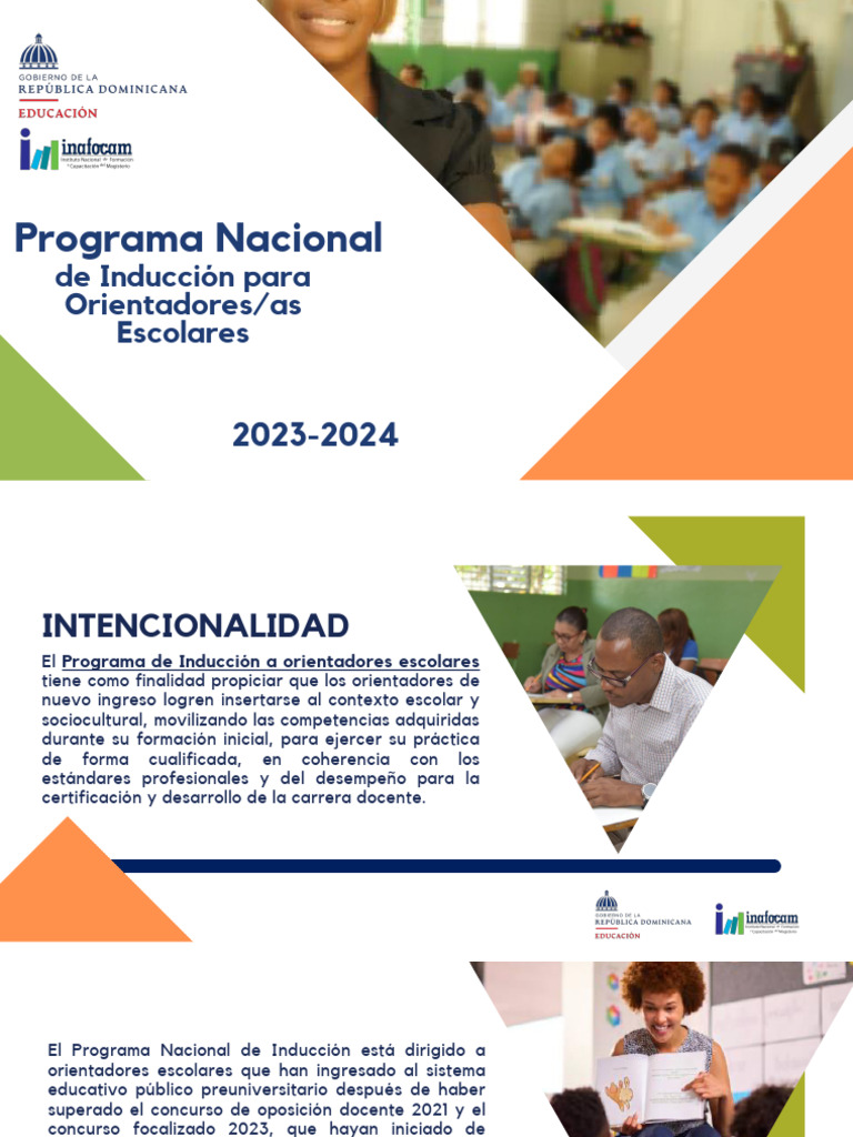 Estrategias de Implementación Programa Nacional Inducción Orientadores ...
