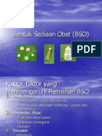 Bentuki Sediaan Obat (Tambahan Buat Farmako)