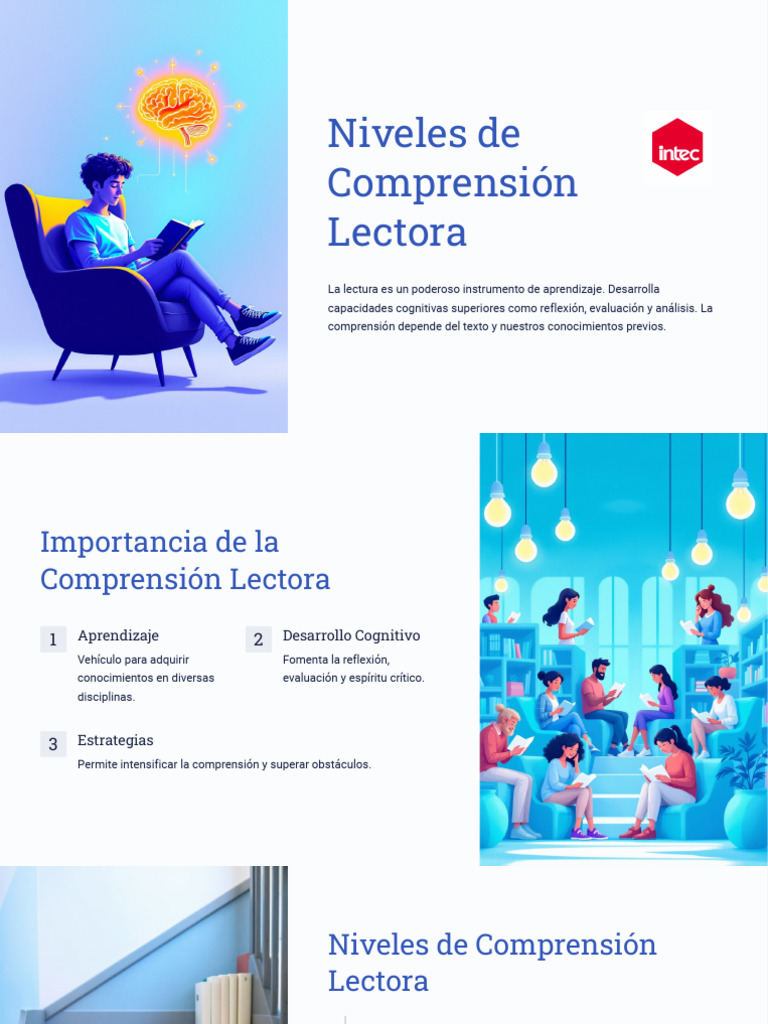 Niveles de Comprensión Lectora Explicados | PDF | Comprensión lectora ...