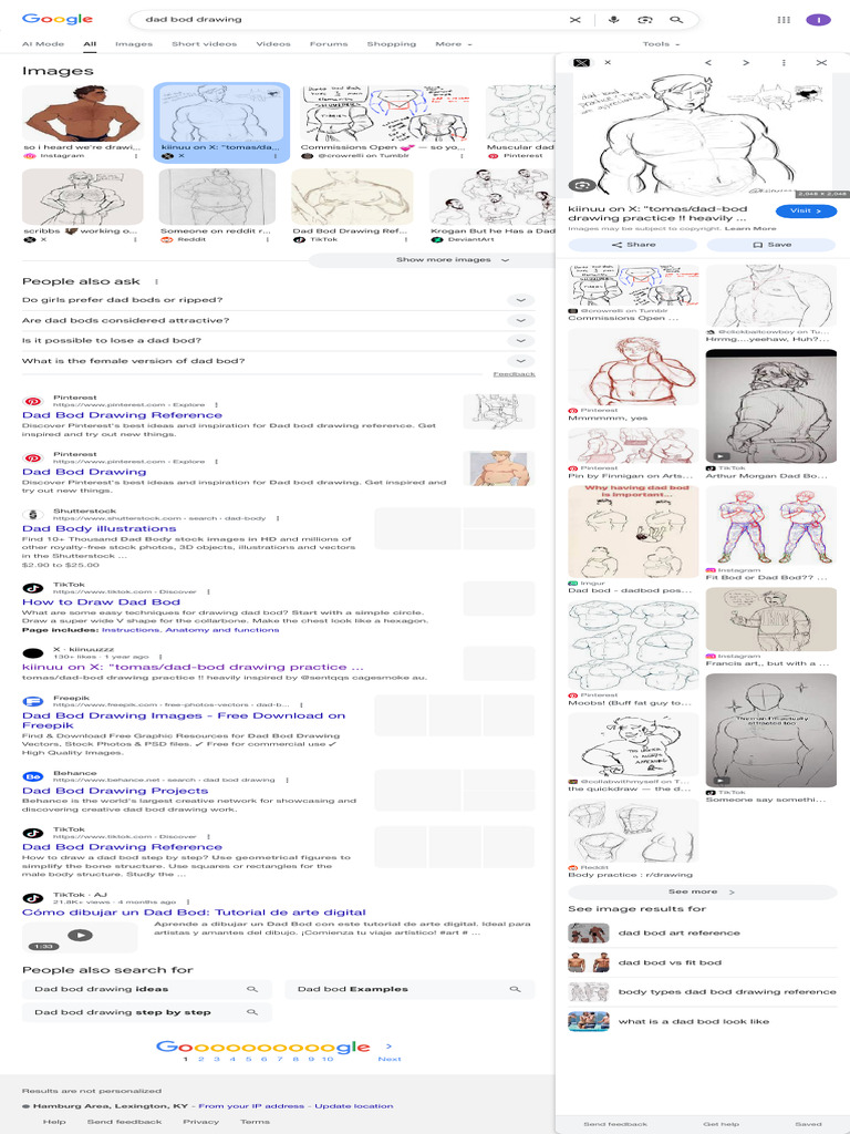 Dad Bod Drawing Reference Guide | PDF