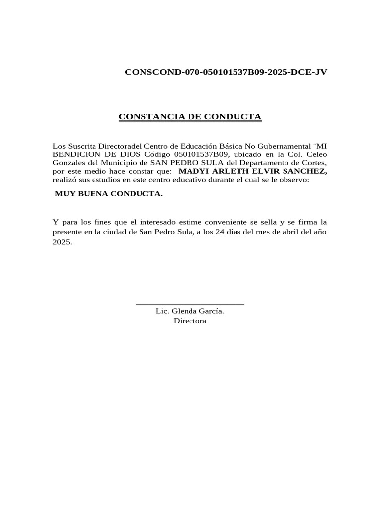 CONSCONDucta Susy | PDF