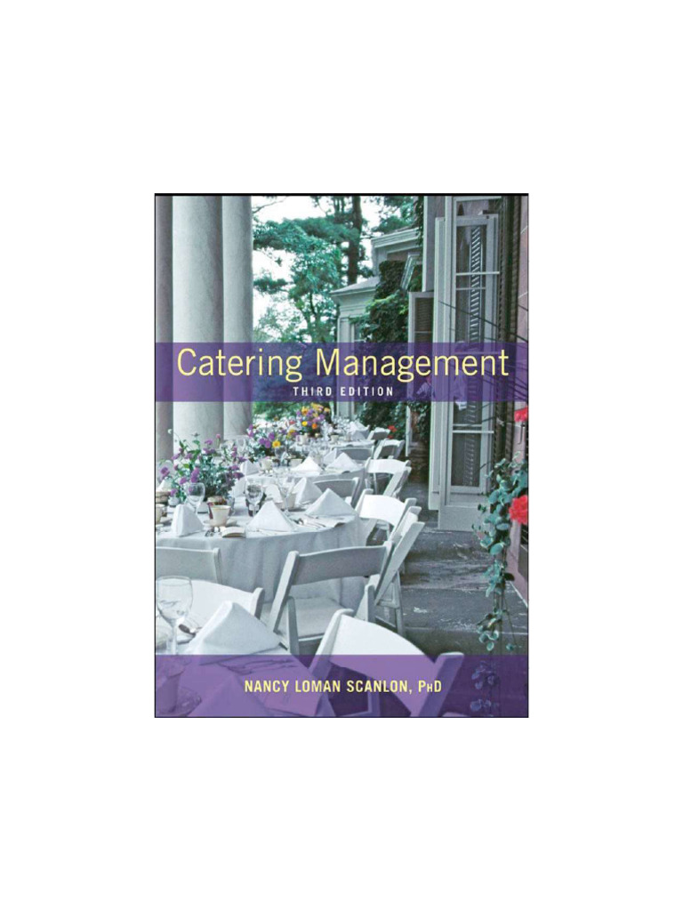 Catering Management 3rd Ed | PDF