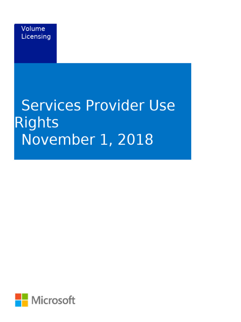 ServicesProviderUseRights(Worldwide)(English)(November2018)(CR) | PDF ...