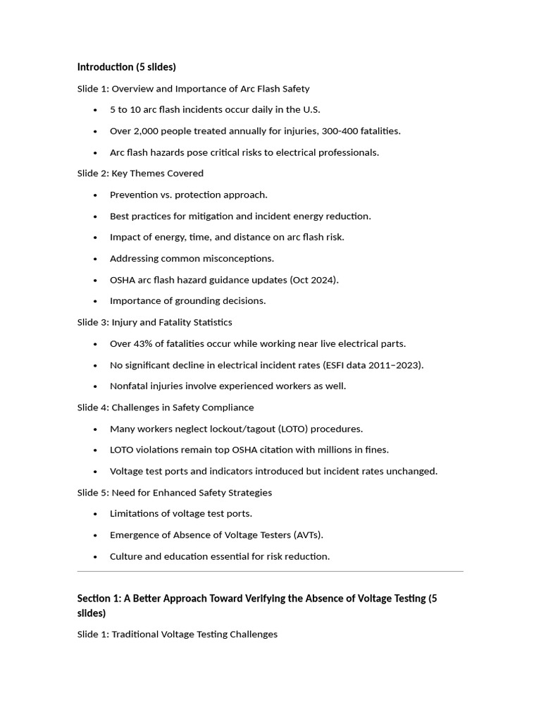 Arc Flash Safety: Prevention & Mitigation Strategies | PDF | Electrical ...