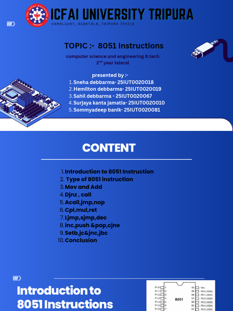 Blue White Modern Illustrative Technology Presentation PDF | PDF ...