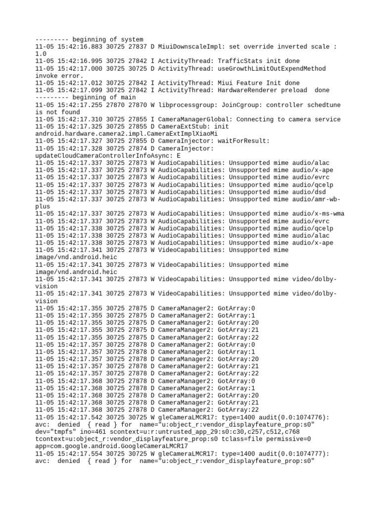 Log Cat 1762335737221 | PDF | Software Engineering | Software