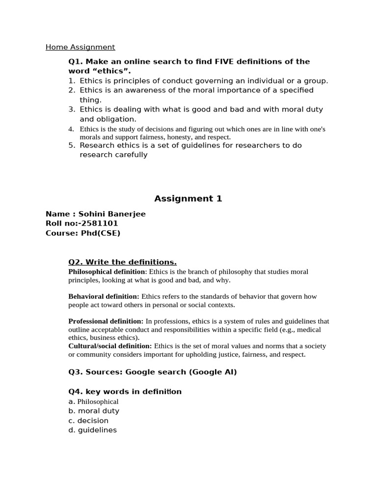 Home Assignment1 | PDF