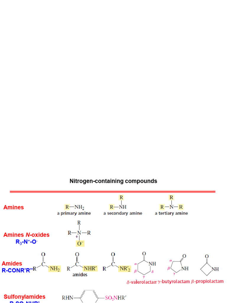 Comprehensive Guide to Nitrogen Compounds | PDF