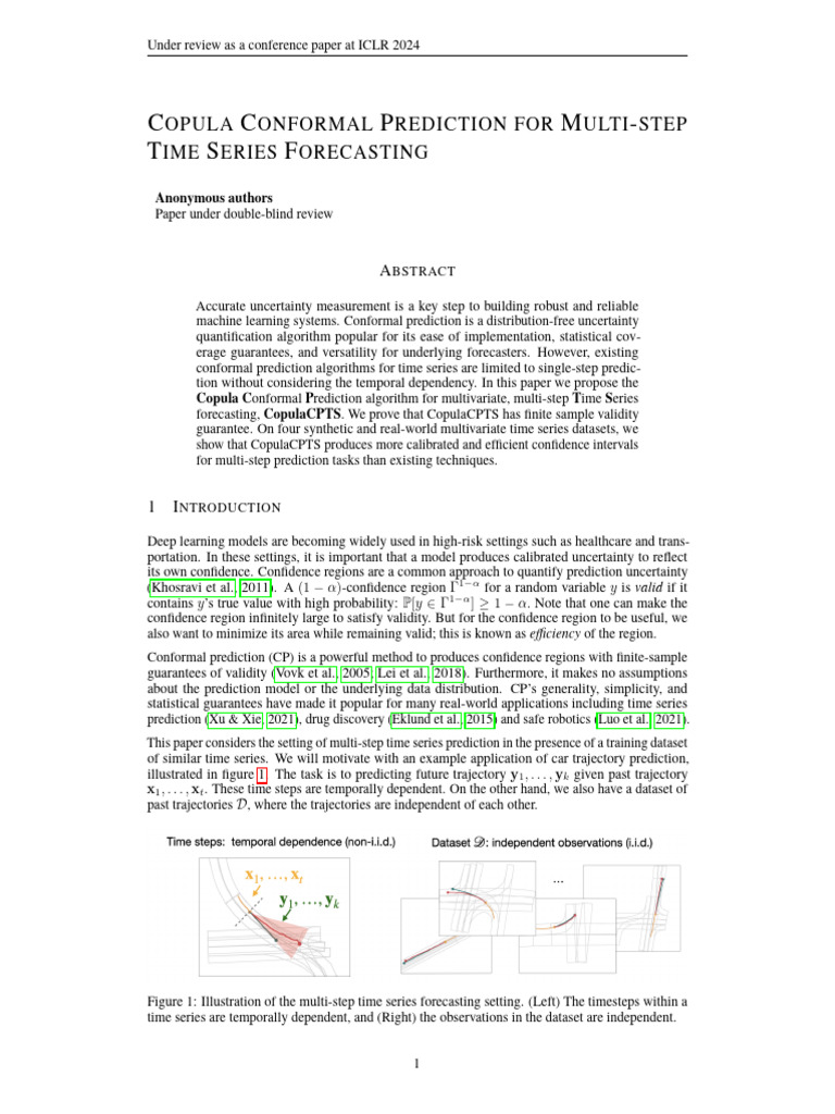 Copula Conformal Prediction for Time Series | PDF | Time Series ...
