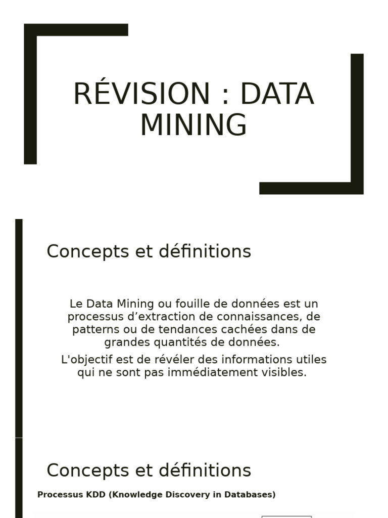 Introduction au Data Mining et KNN | PDF | Distance | Analyse des données