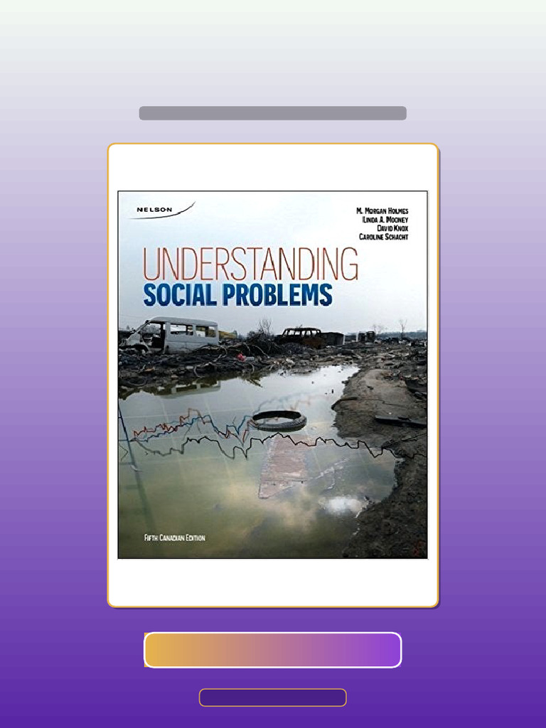 Answers For Understanding Social Problems 5th Canadian Edition | PDF ...