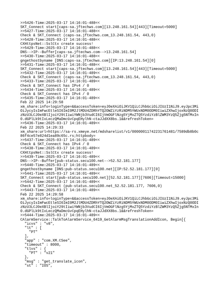 SKT_Connect Connection Logs Analysis | PDF